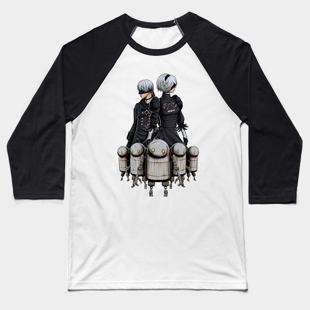 Nier Baseball T-Shirt by xartt